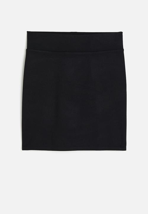 H&M - Jersey skirt - black