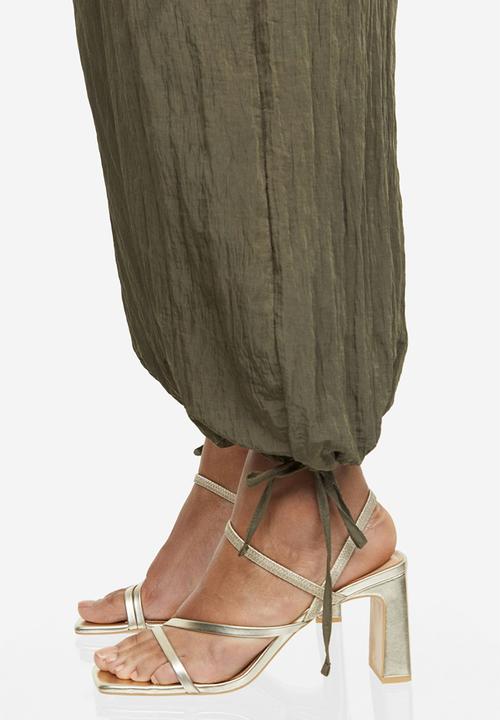 H&M - Heeled sandals - gold-coloured