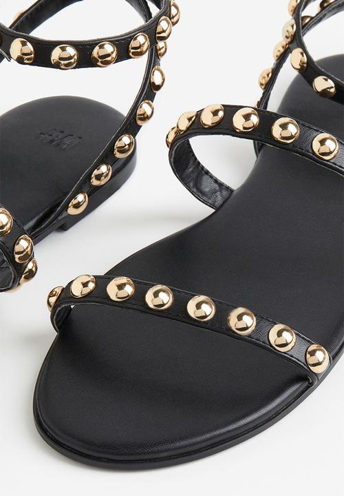 H&M - Studded sandals - black