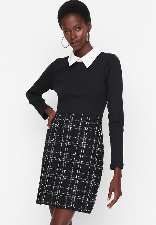 Trendyol - Woven shirt dress - black