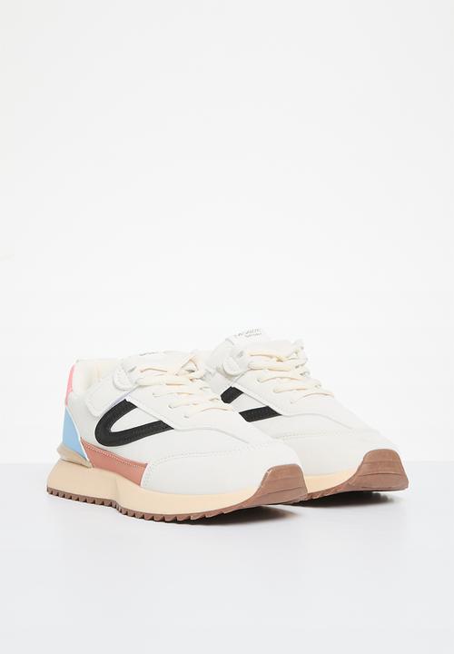 Pop Candy - Lace up sneakers - beige
