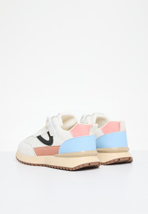 Pop Candy - Lace up sneakers - beige