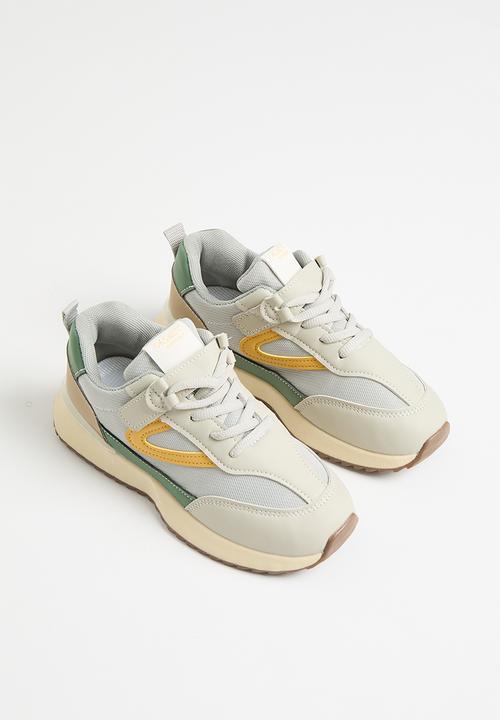 Pop Candy - Lace up sneakers - grey