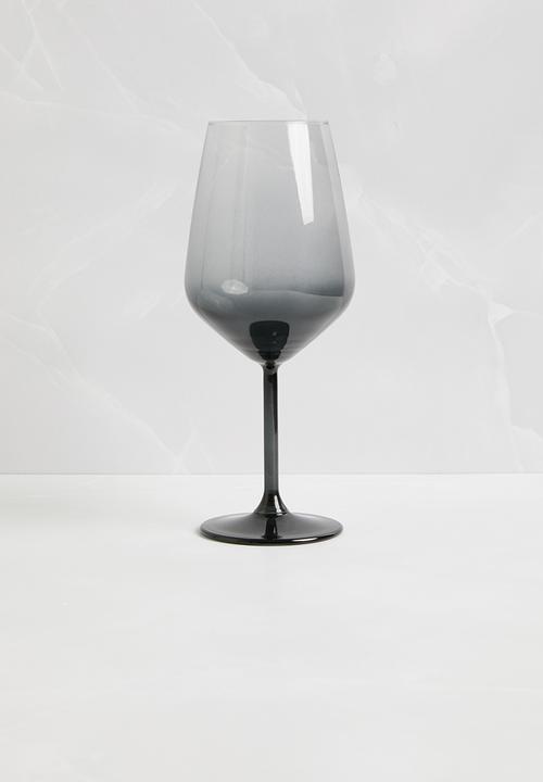 Excellent Houseware - Tigua Wine Glass Set Of 4 - Onyx