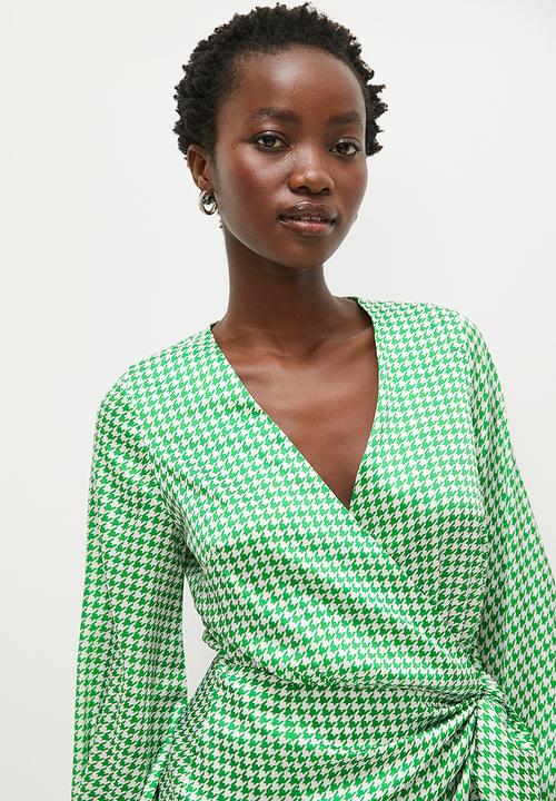 Glamorous - Wrap Dress - Green