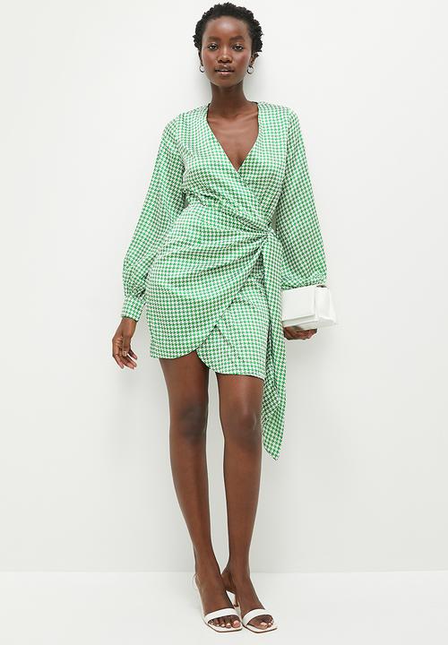 Glamorous - Wrap Dress - Green