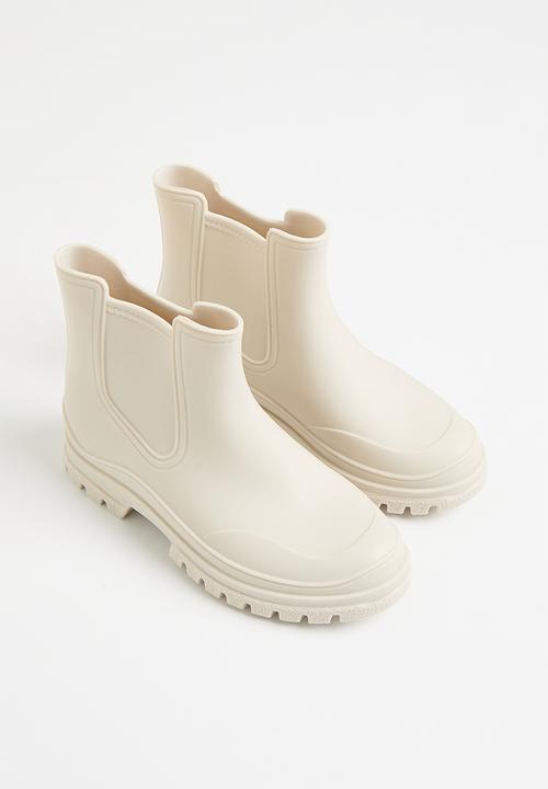 Pop Candy - Ankle rubber boots - beige
