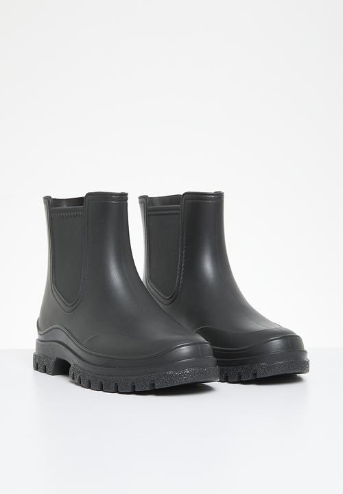 Pop Candy - Ankle rubber boots - black