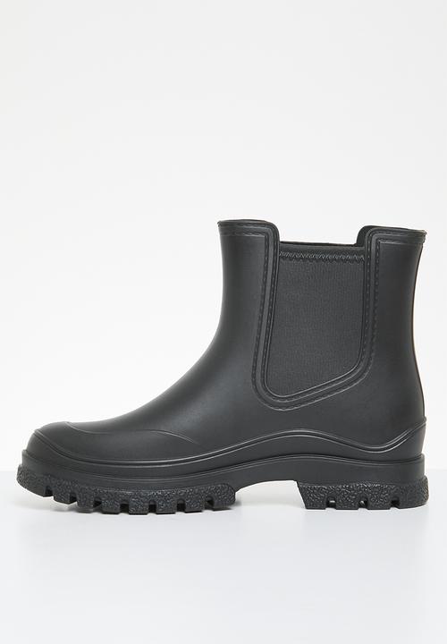 Pop Candy - Ankle rubber boots - black