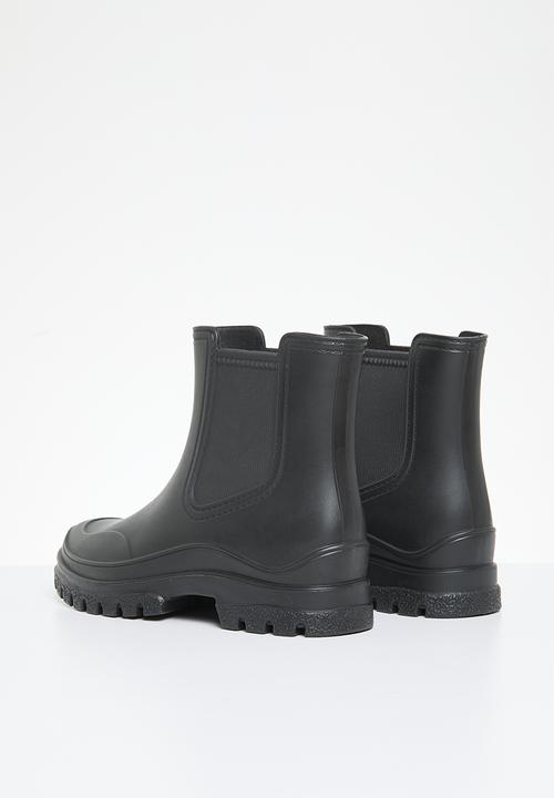 Pop Candy - Ankle rubber boots - black