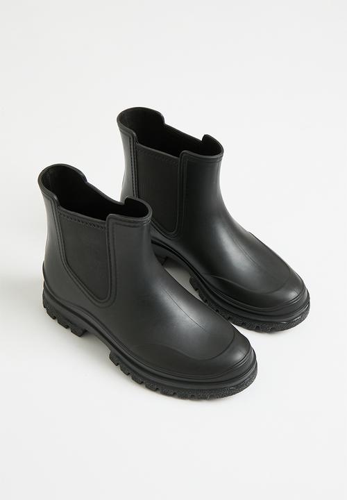 Pop Candy - Ankle rubber boots - black