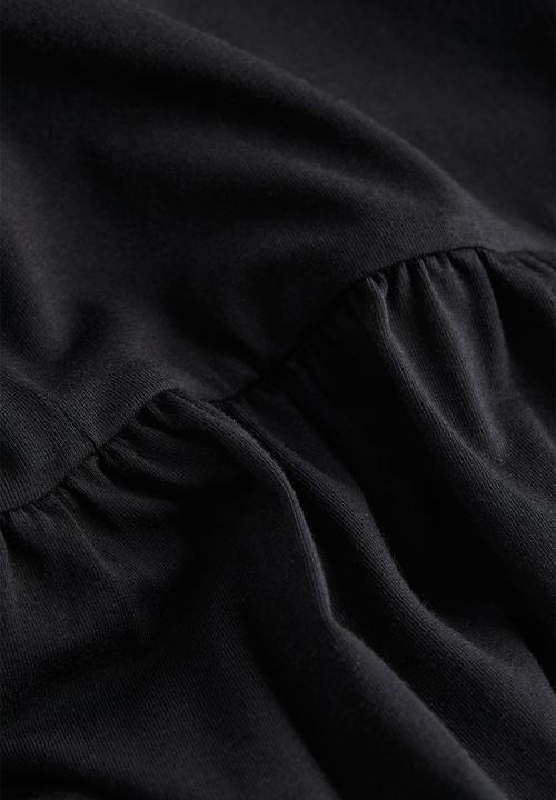 H&M - Mama square-neck jersey dress - black