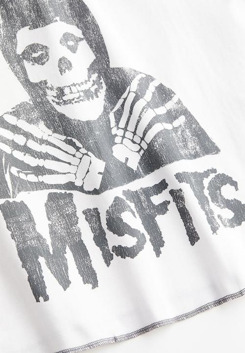 H&M - Printed vest top - white/misfits