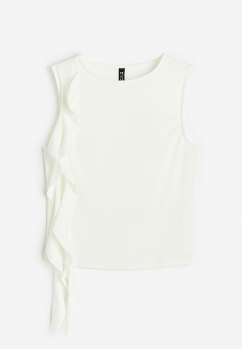 H&M - Strap-detail vest top - white