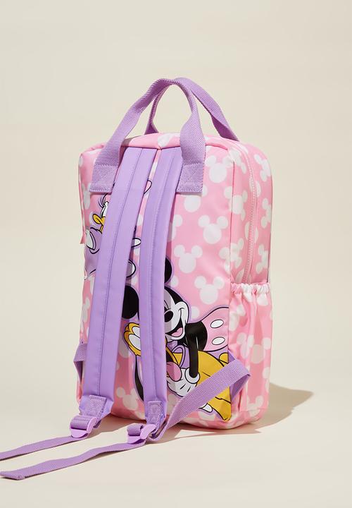 Cotton On - Kids licensed backpack - lcn dis minnie/cali pink