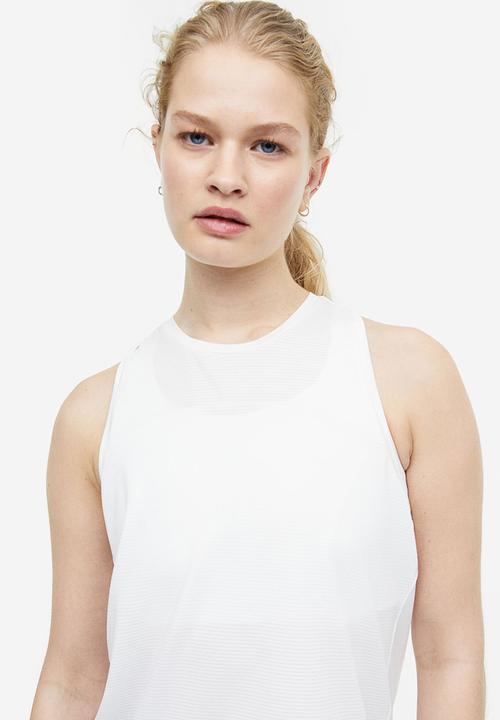 H&M - Drymove™ sports vest top - white