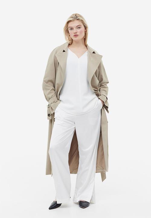 H&M - V-neck top - white