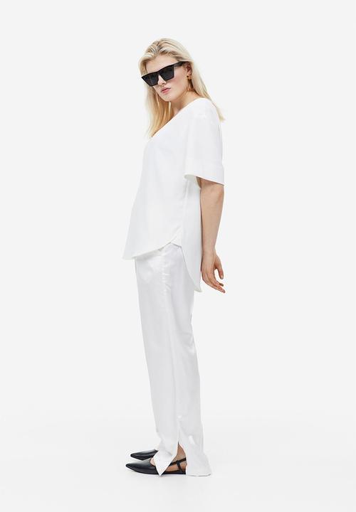 H&M - V-neck top - white