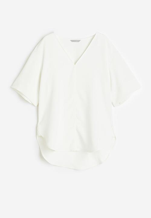 H&M - V-neck top - white