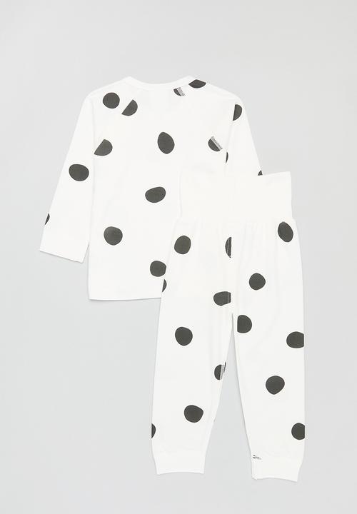 Pop Candy - Long sleeve and legging set - black & white