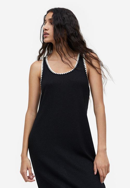 H&M - Rib-knit dress - black