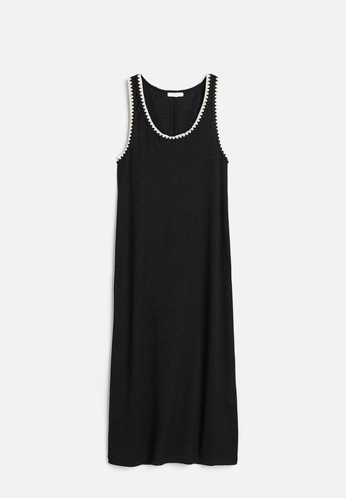 H&M - Rib-knit dress - black