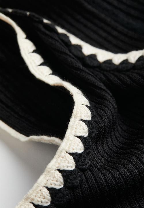 H&M - Rib-knit dress - black