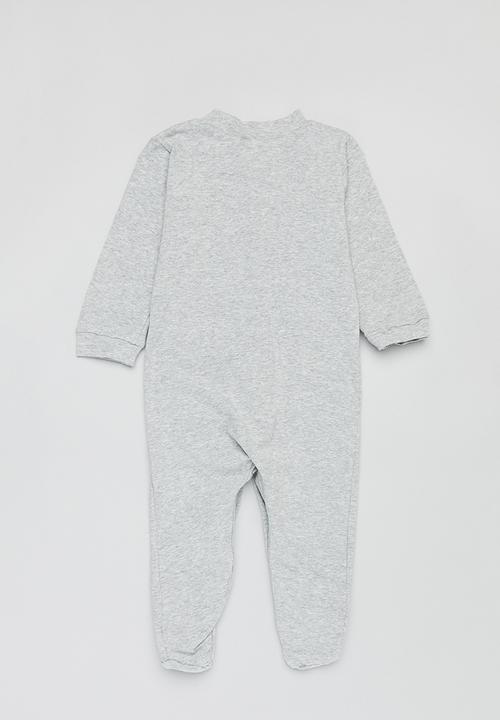 Pop Candy - 2 Pack babygrow - grey & white