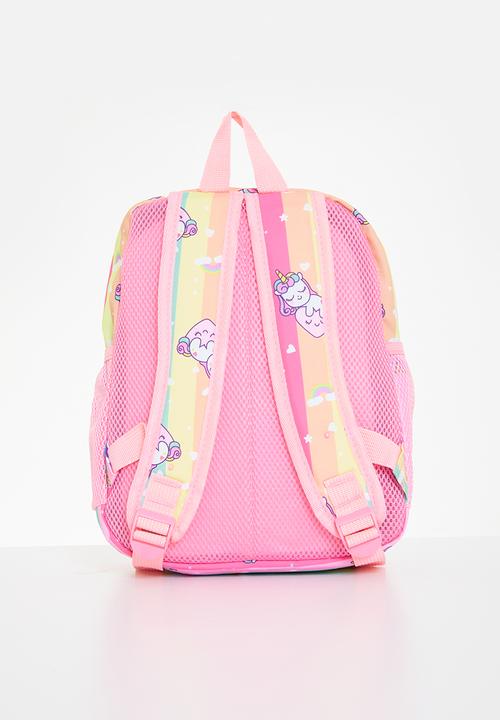 Pop Candy - Striped backpack - pink