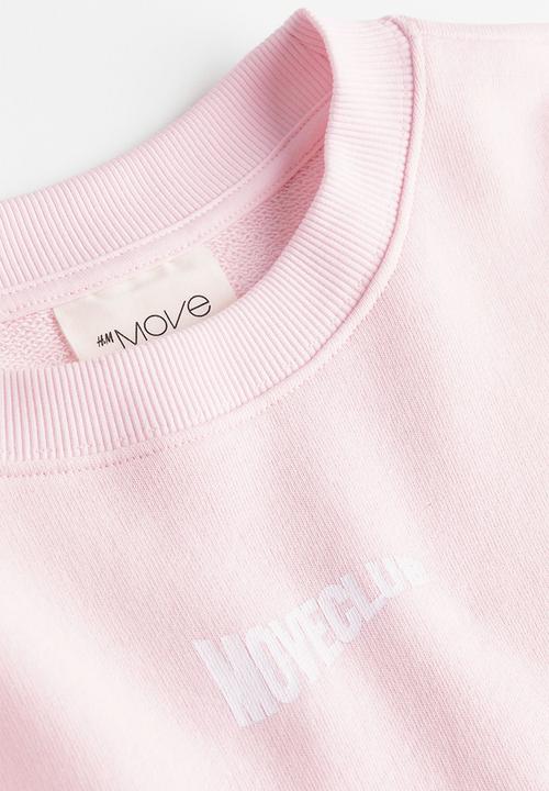 H&M - Drymove™ sports sweatshirt - light pink