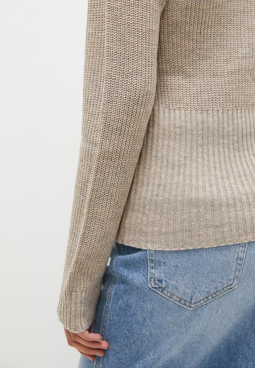 dailyfriday - Knot detail top - taupe