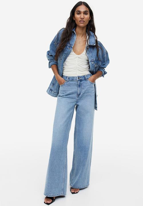 H&M - Draped halterneck body - cream