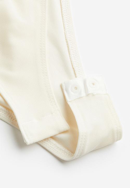 H&M - Draped halterneck body - cream