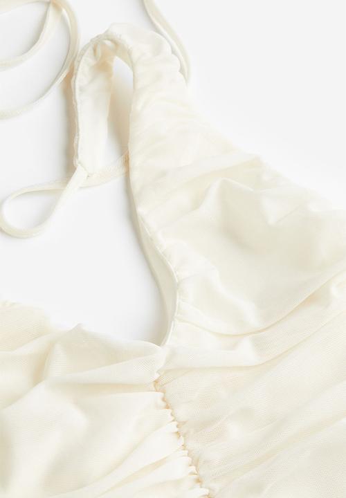 H&M - Draped halterneck body - cream