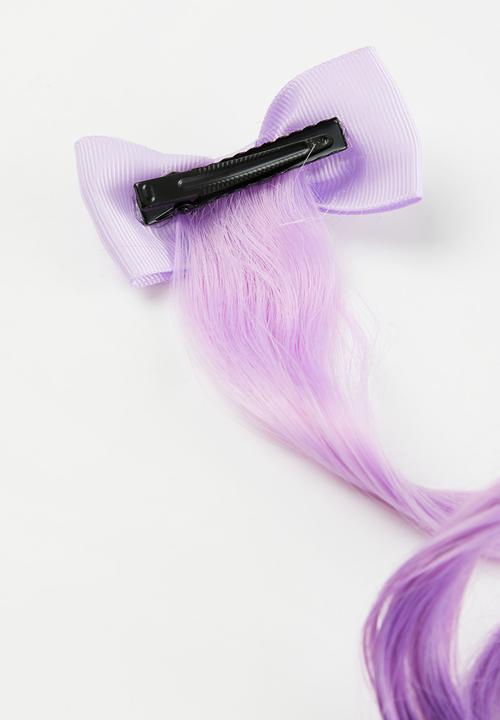 Pop Candy - Bowknot hair extension - purple