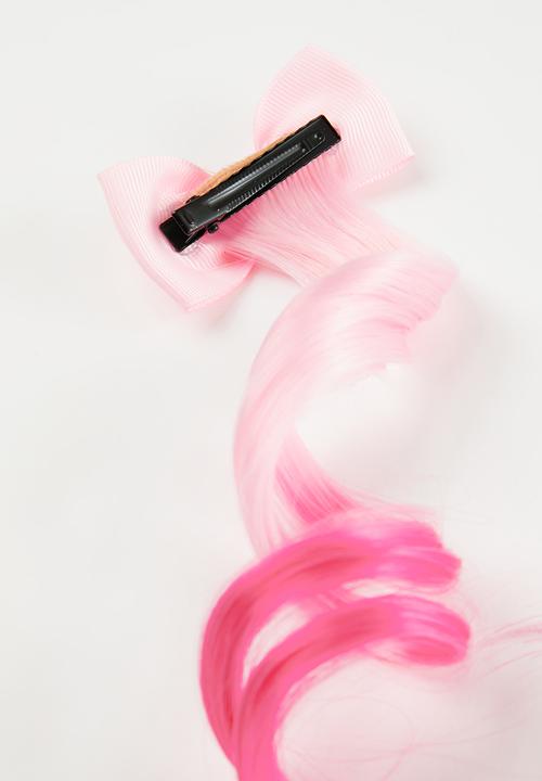 Pop Candy - Bowknot hair extension - pink