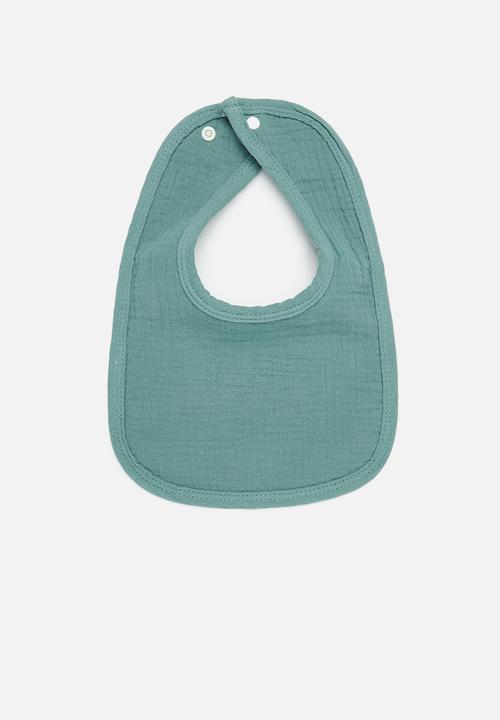 Pop Candy - 2 Pack bib - green & grey