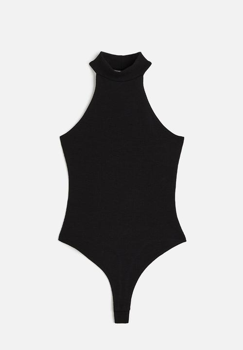 H&M - Halterneck thong body - black