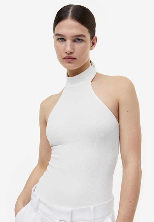 H&M - Halterneck thong body - cream