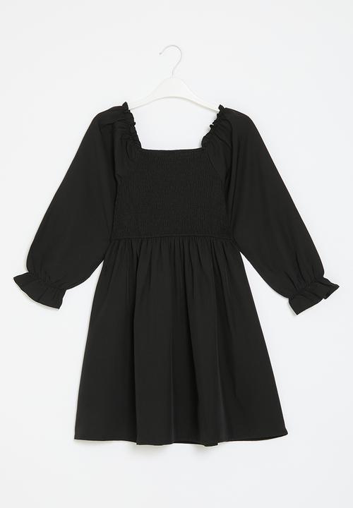 Pop Candy - Shirred dress - black