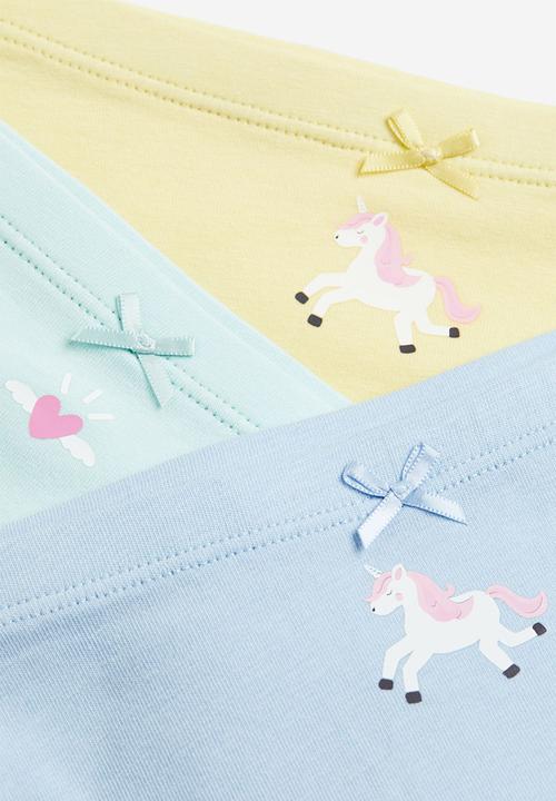 H&M - 5-Pack boxer briefs - light yellow unicorns