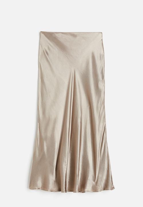 H&M - Flared skirt - beige