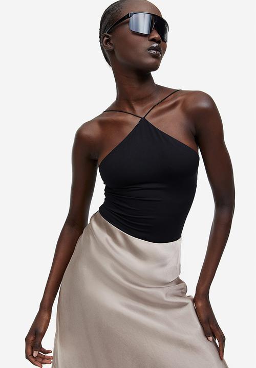 H&M - Flared skirt - beige