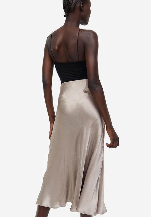 H&M - Flared skirt - beige