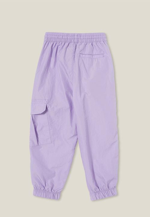Cotton On - Peta parachute pant - lilac drop
