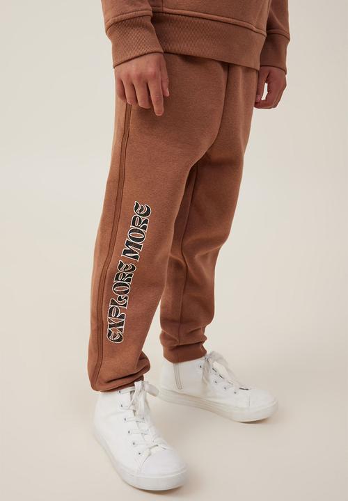 Cotton On - Marco trackpant - coco jumbo/explore more
