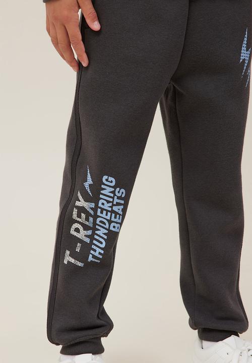 Cotton On - Marco trackpant - phantom/t-rex thundering beats