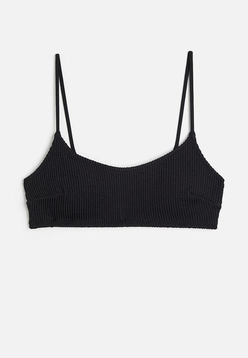H&M - Padded bikini top - black