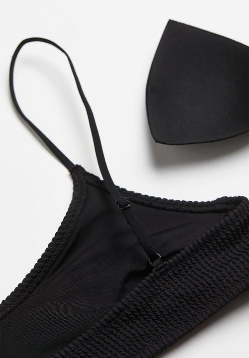 H&M - Padded bikini top - black
