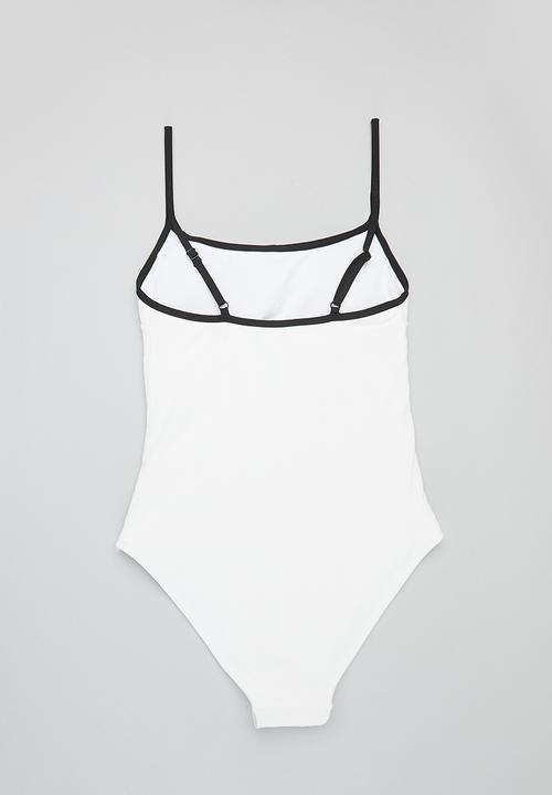 H&M - Padded-cup swimsuit - white